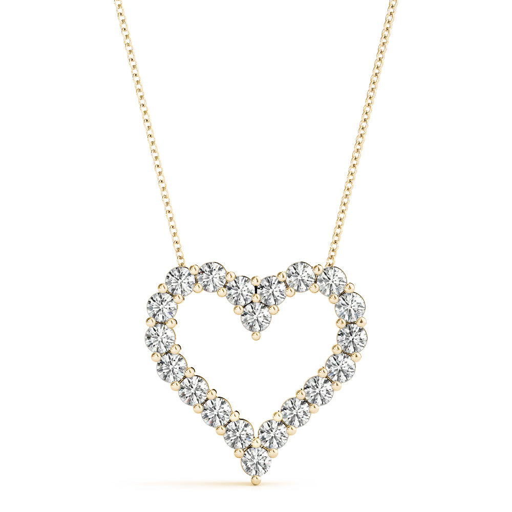 "Mon Amour" Diamond Heart Pendant