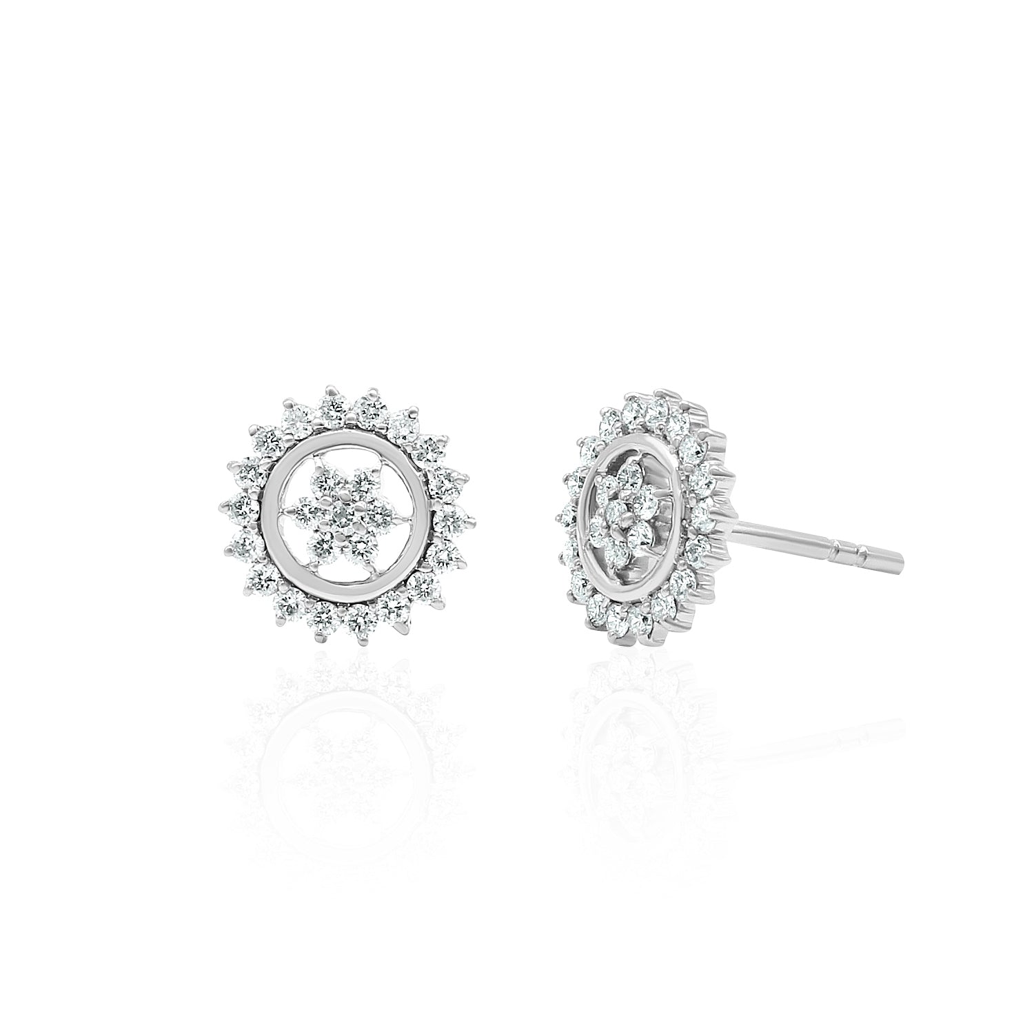 earring in flower design