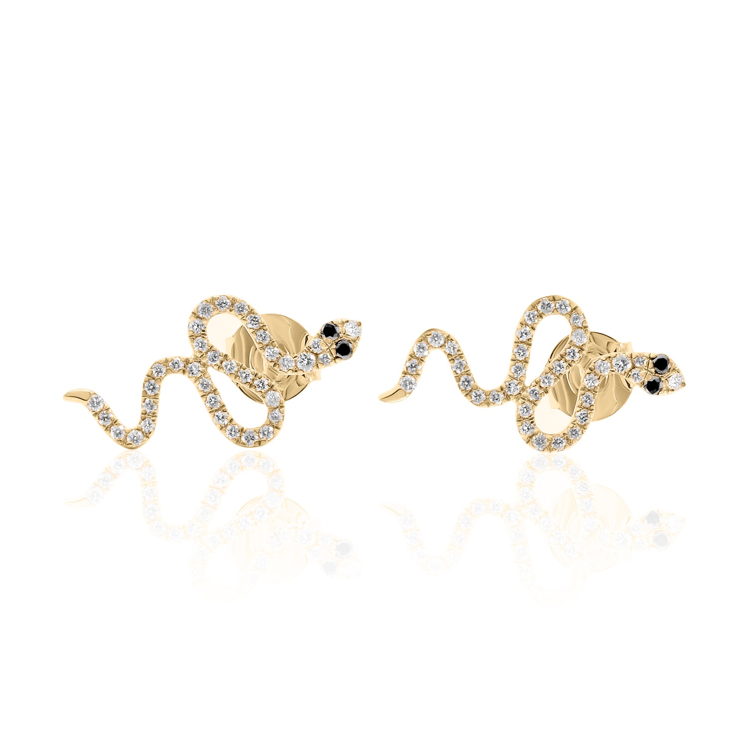 Snake Diamond Earrings