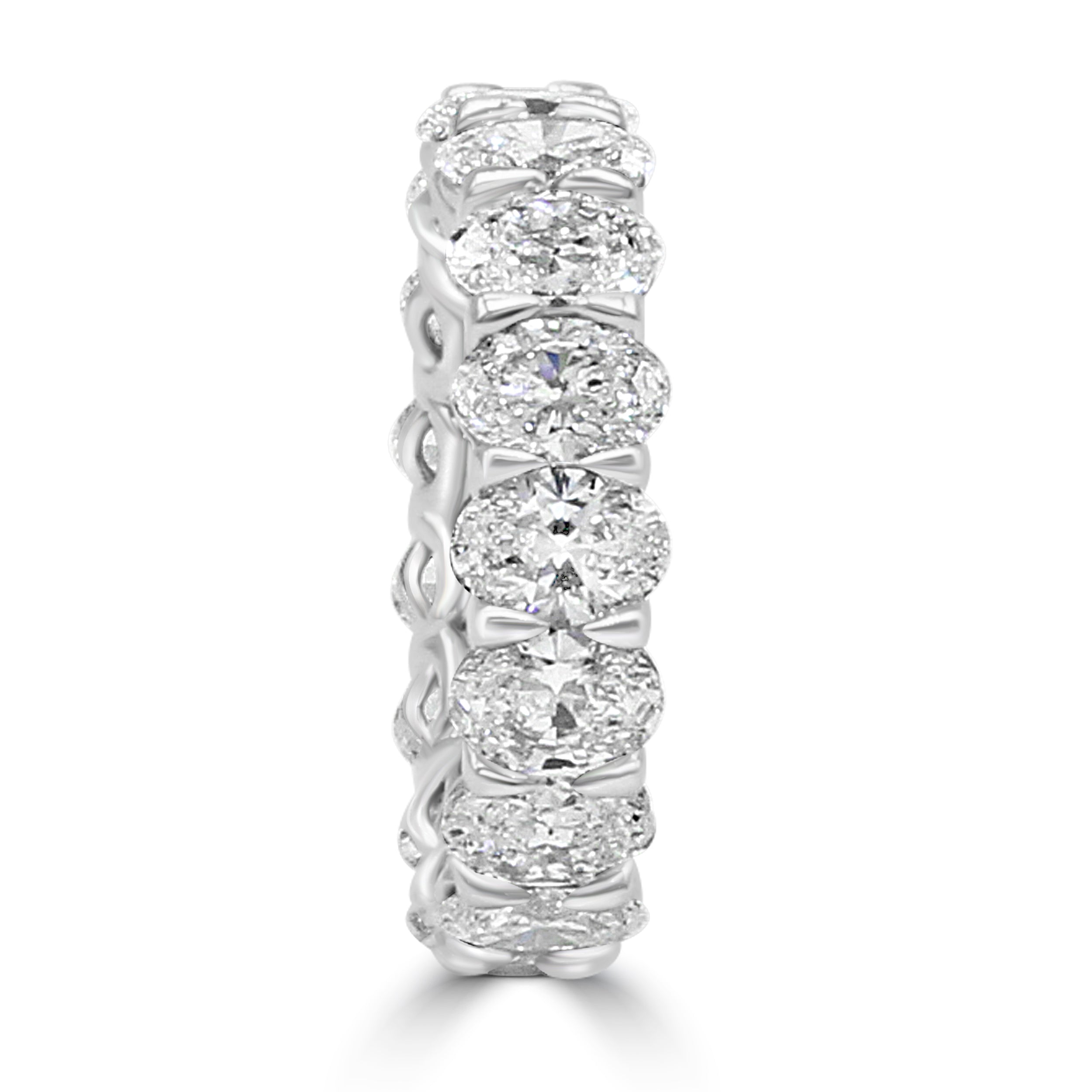 Oval Cut Diamond Eternity Band