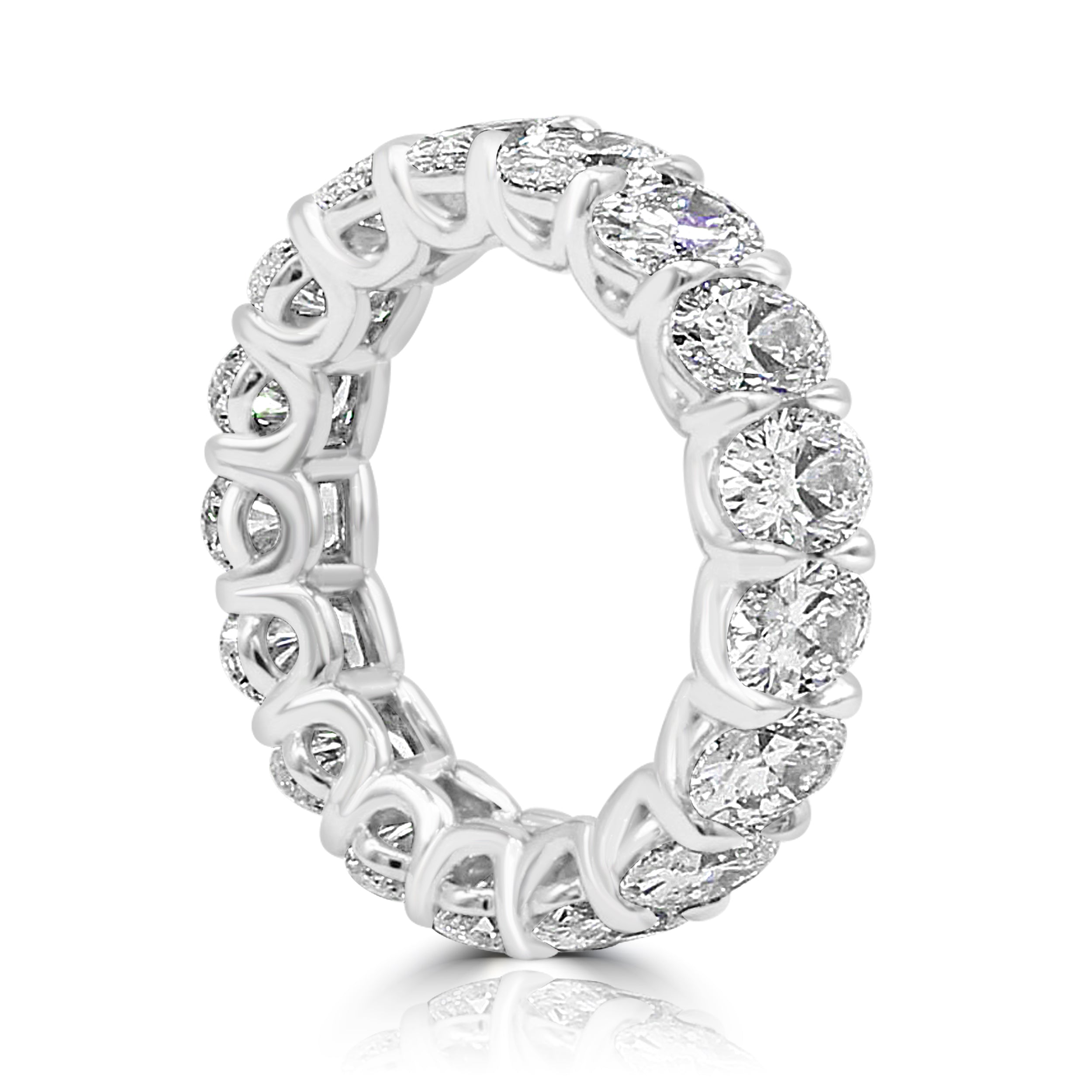 Oval Cut Diamond Eternity Band
