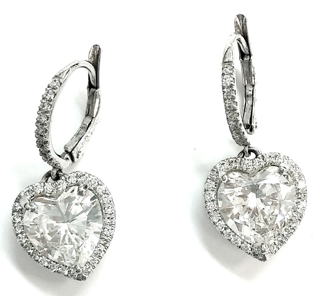 heart shaped diamonds.