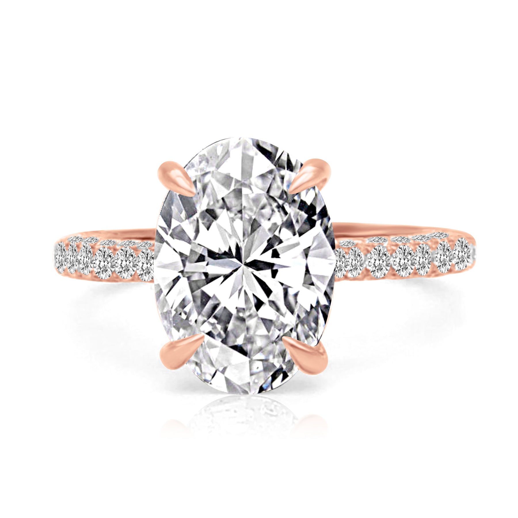 oval engagement ring