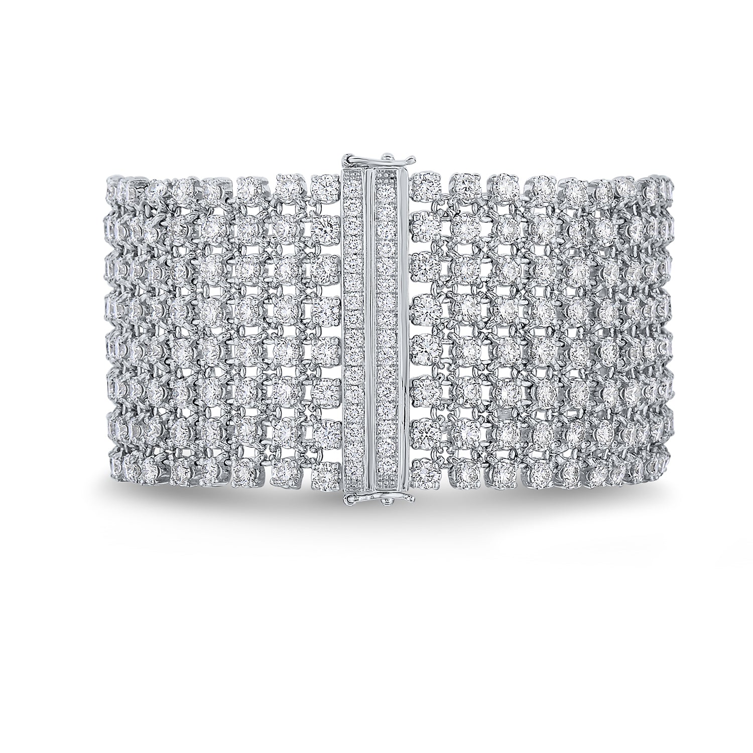 diamond mesh bracelet