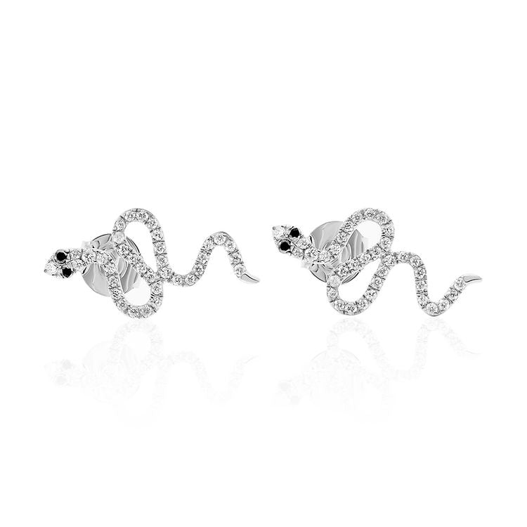 Snake Diamond Earrings