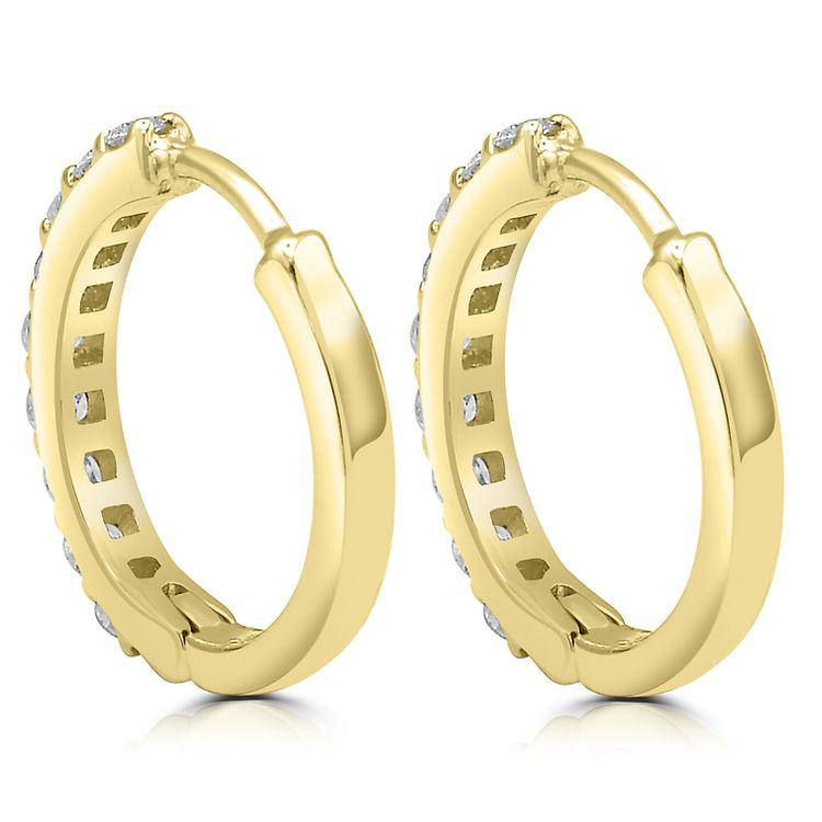 10mm Diamond Huggies