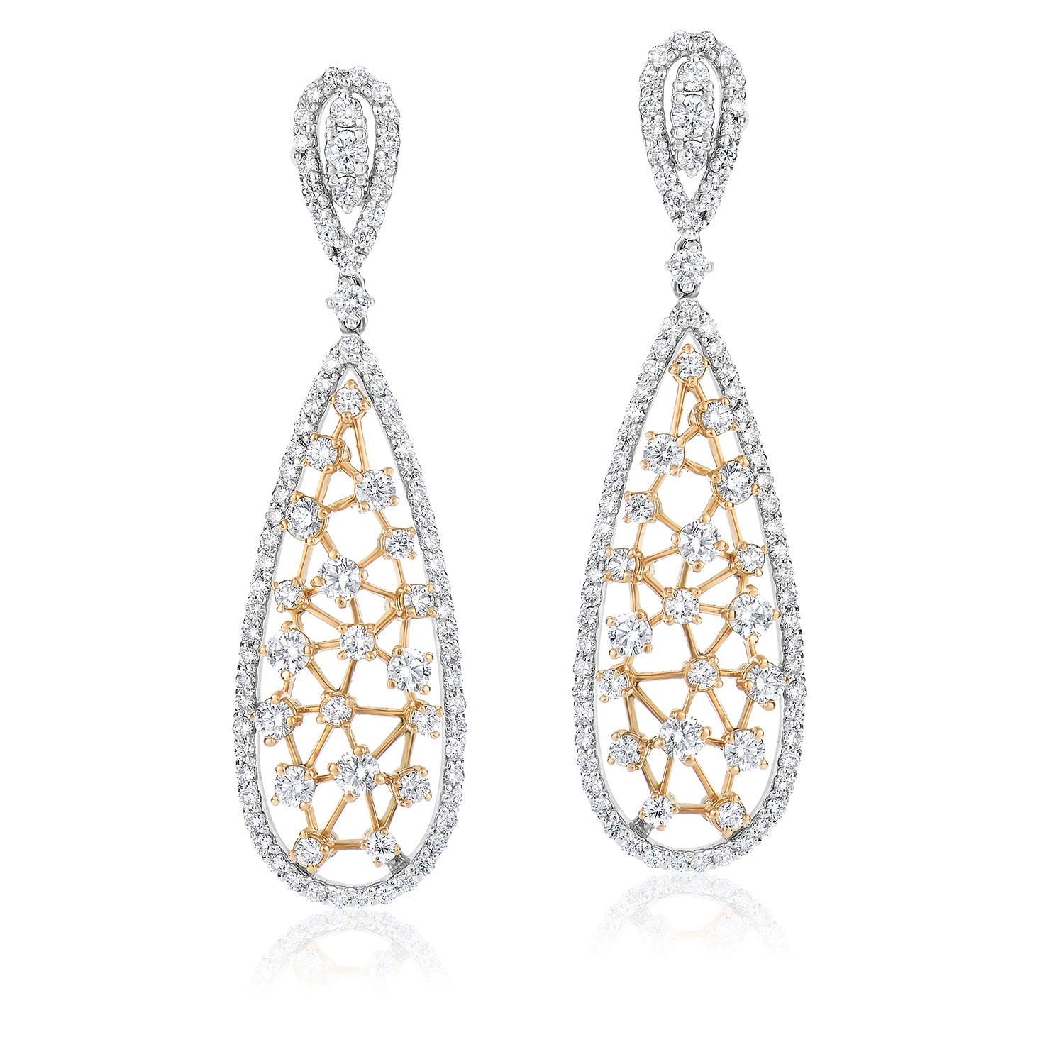 Splendor Diamond Dangling Earrings