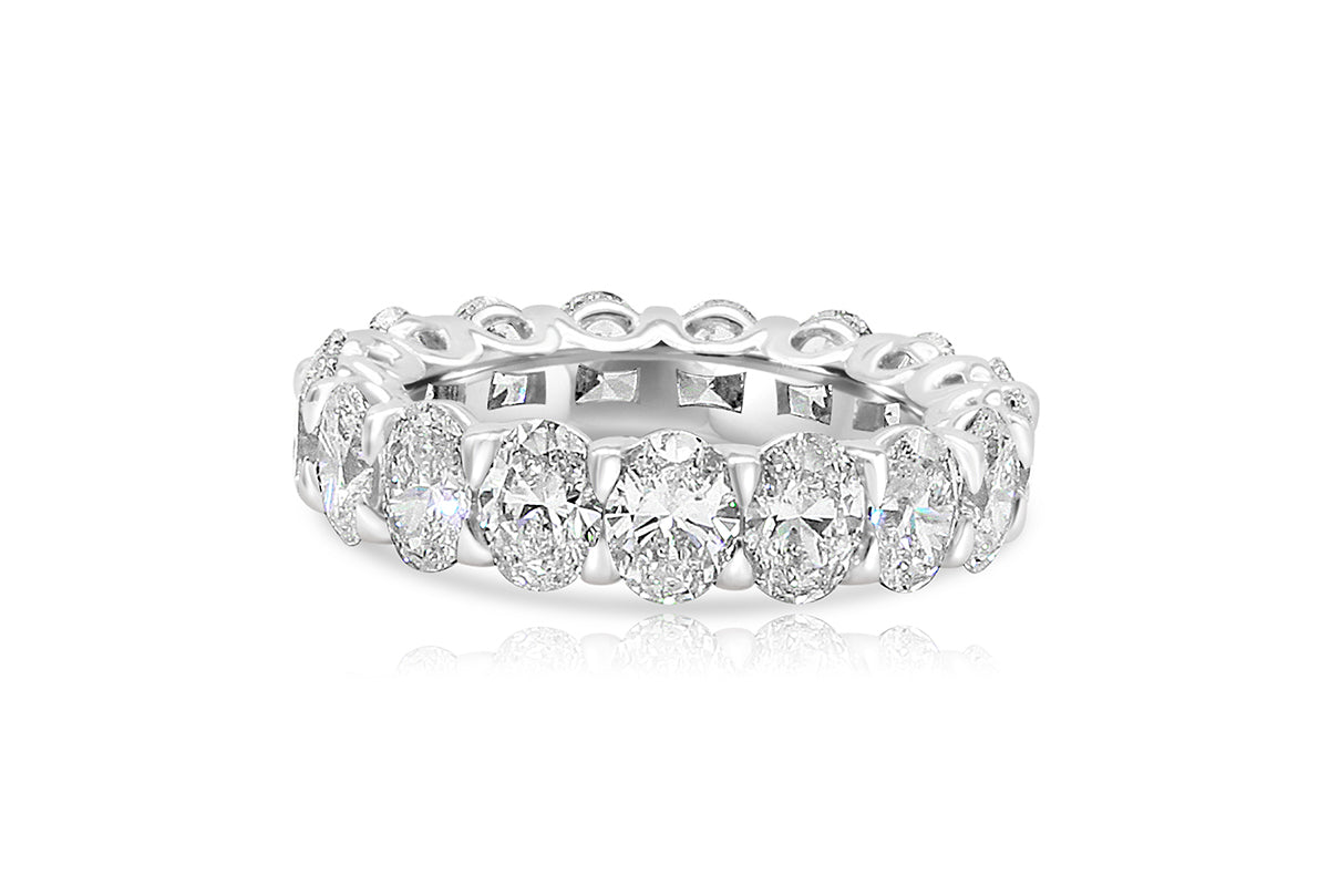 are diamonds breakable. Oval eternity band