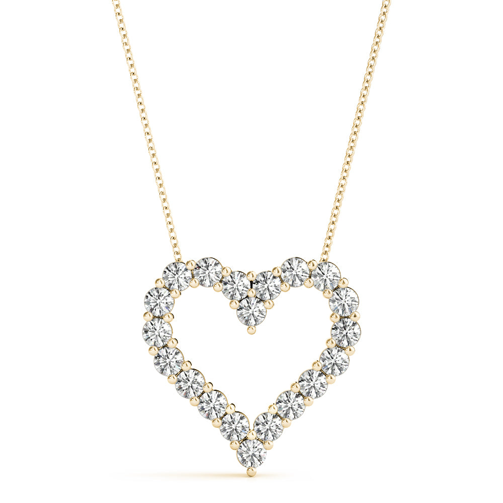 "Mon Amour" Diamond Heart Pendant