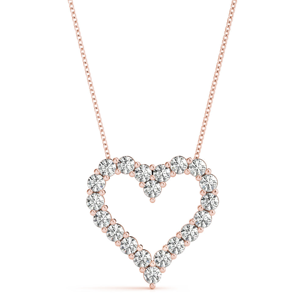 "Mon Amour" Diamond Heart Pendant