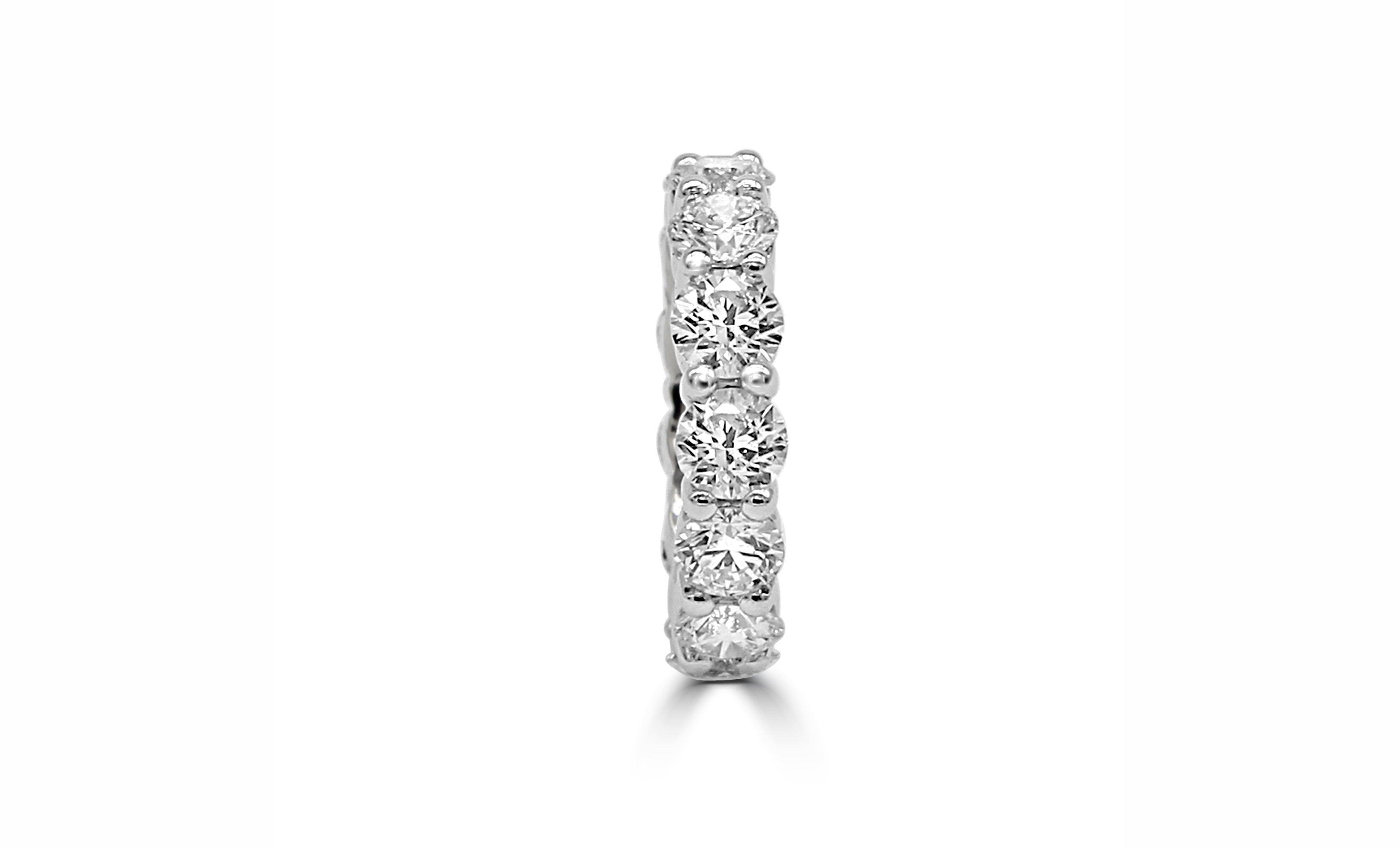 natural eternity band. Hand selected diamonds for the best brilliance.