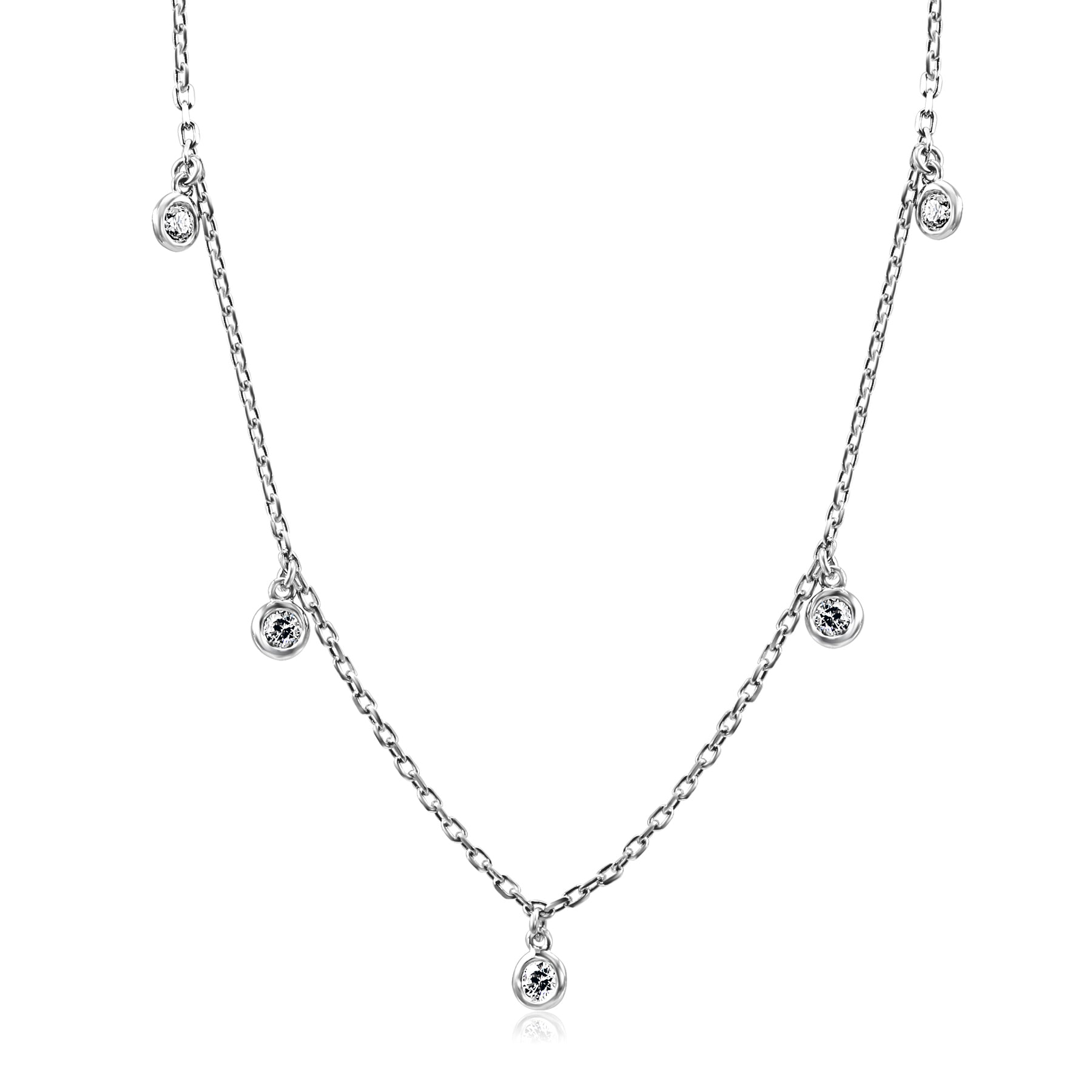 Hanging Diamond Necklace